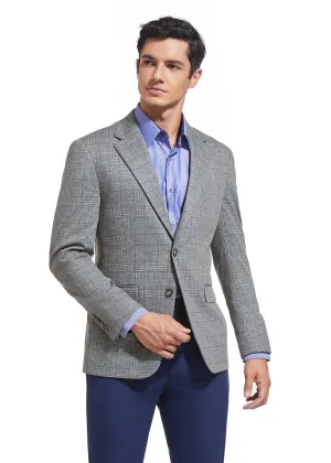 DUCHAMP GLEN PLAID KNIT SPORTCOAT