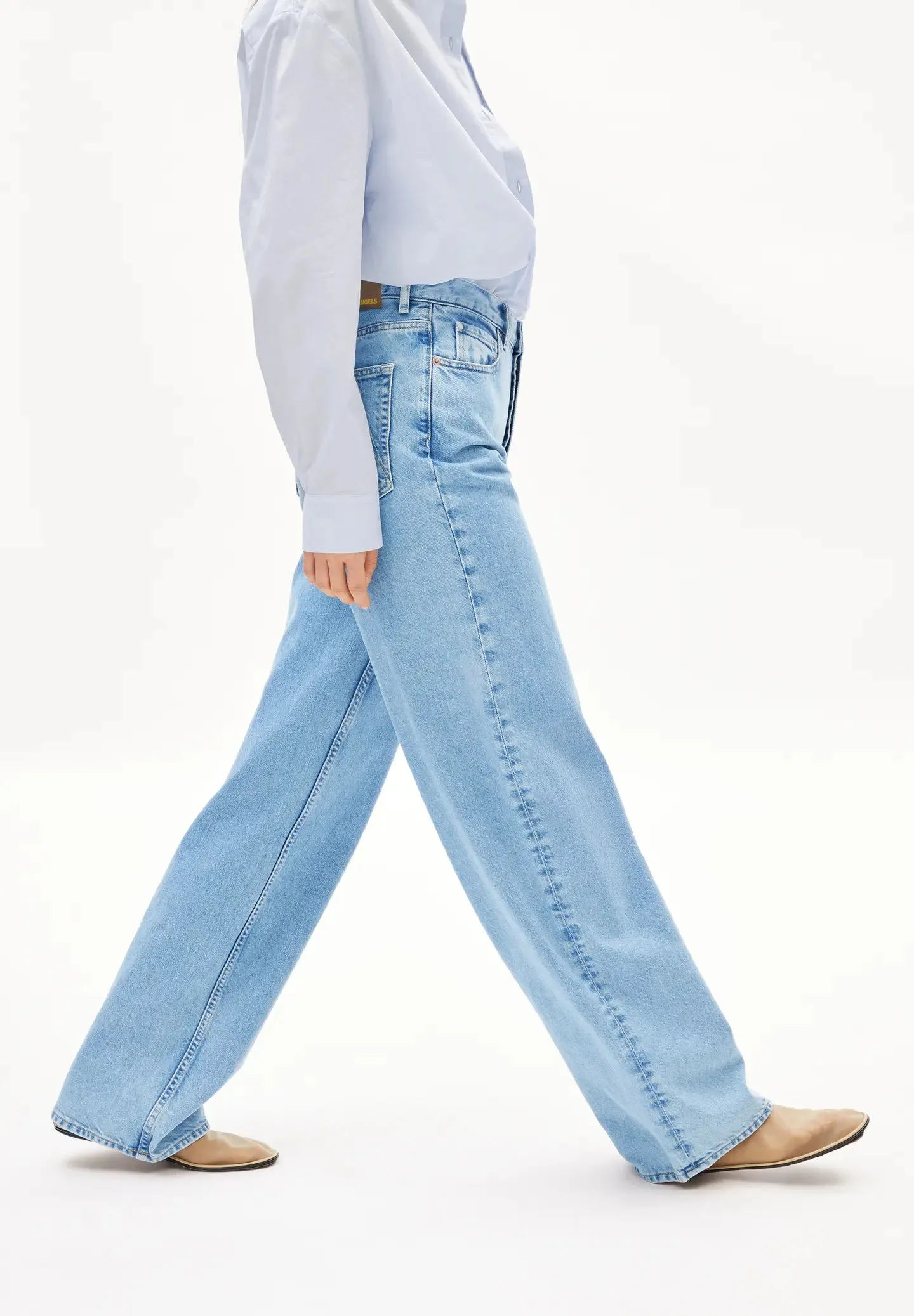 Enijaa wide leg denim in horizon