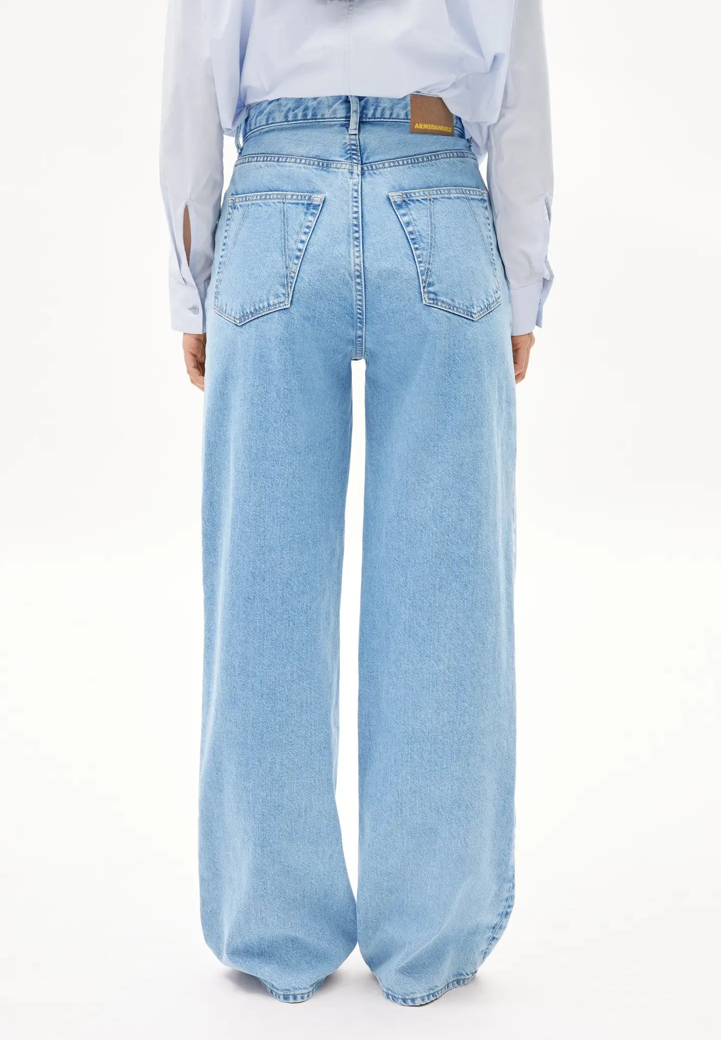 Enijaa wide leg denim in horizon