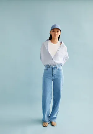 Enijaa wide leg denim in horizon