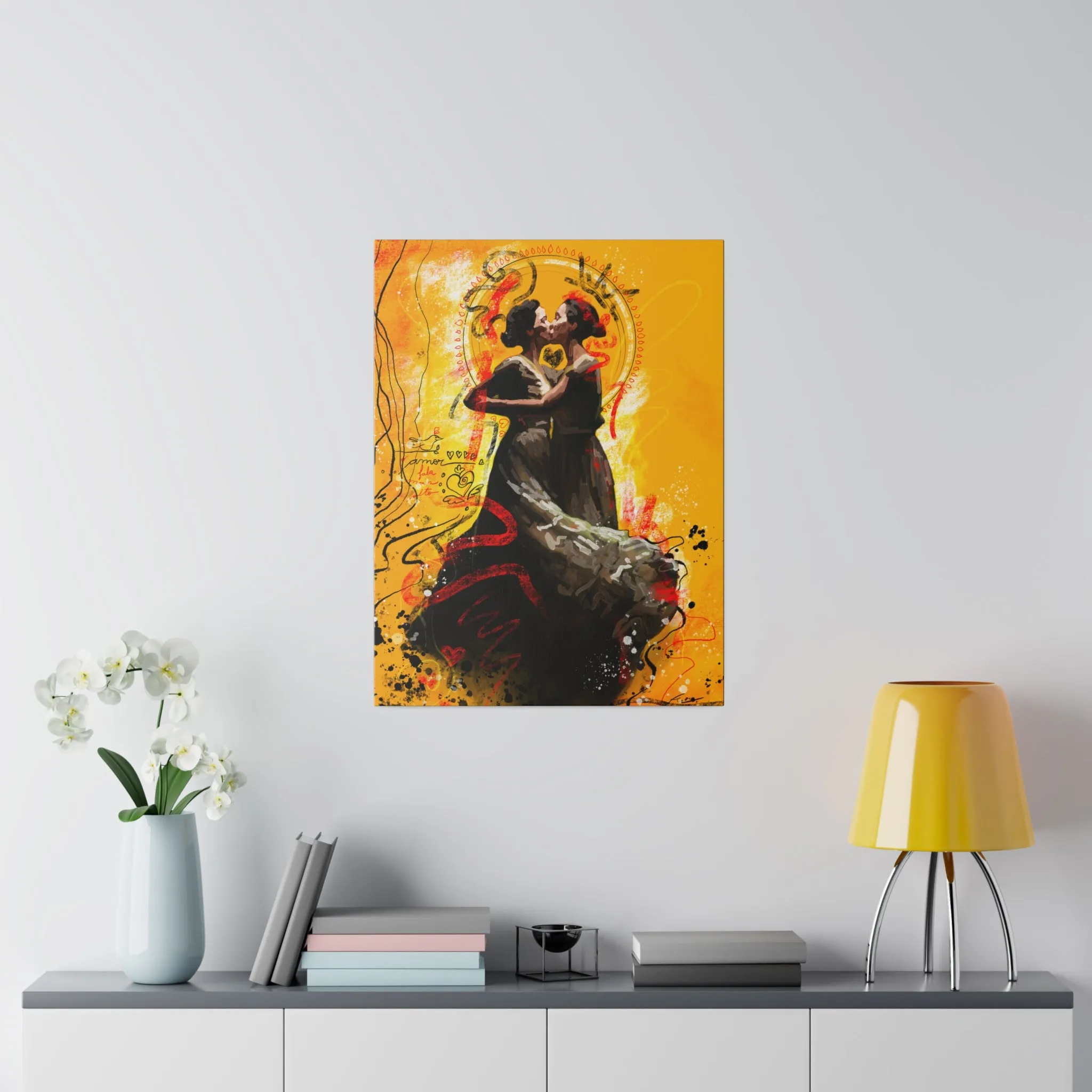 Flamenco Queens - Print on Canvas