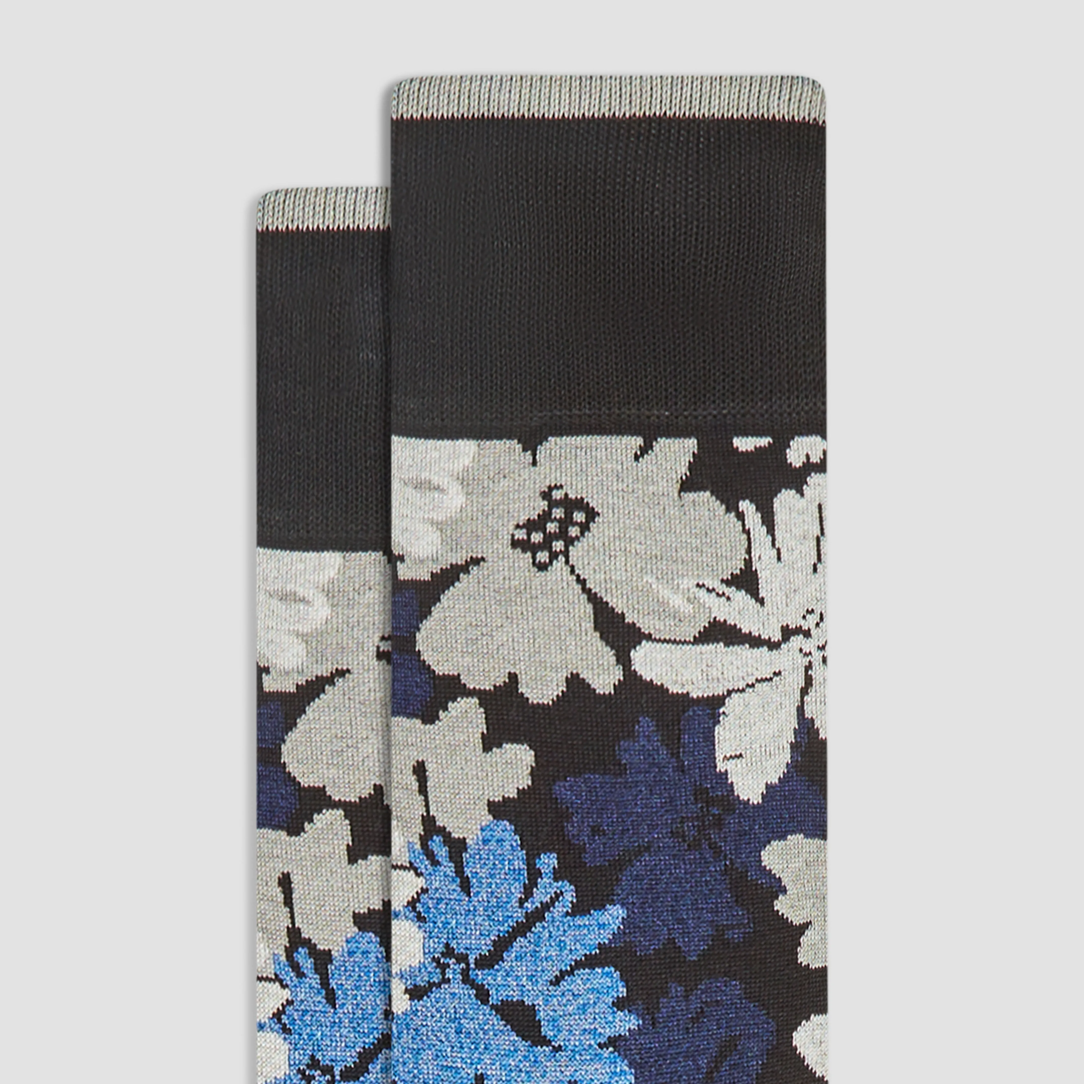 Floral Mid-Calf Socks