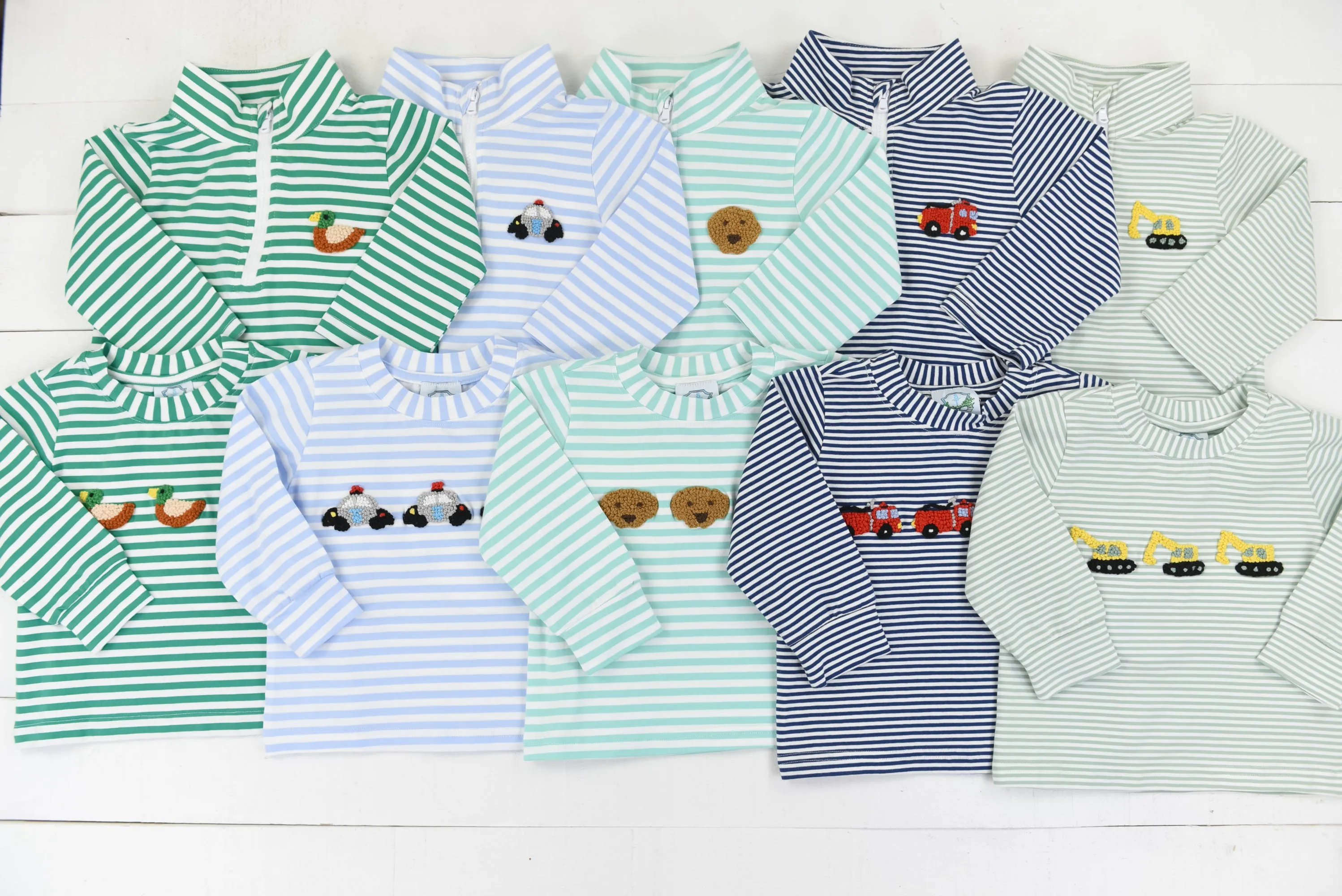 French Knot Firetruck Shirt Only