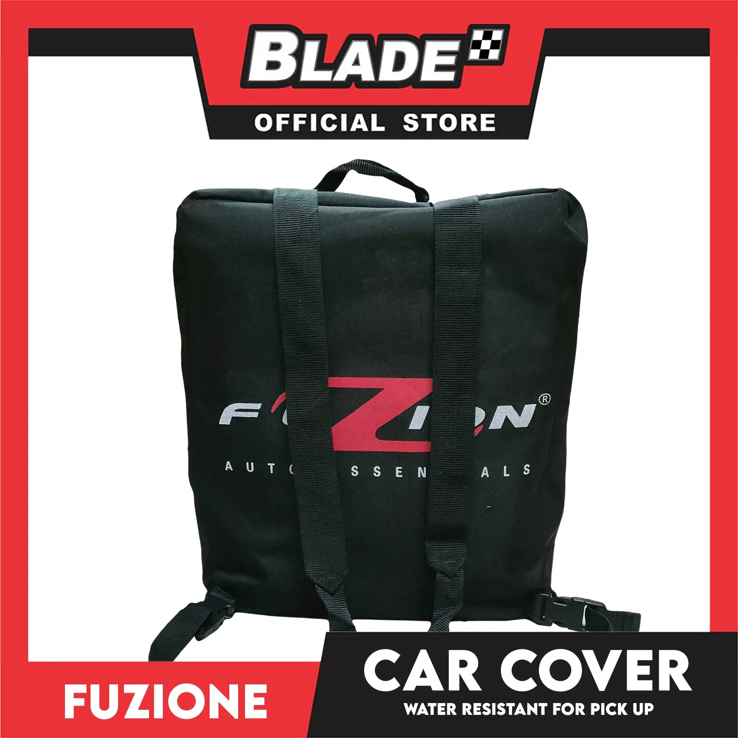 Fuzion Car Cover Water Proof For Pick-Up (FCC-WRPU) Multi-Layer Deluxe, Fits Most Pick-up Trucks, Indoor And Outdoor Car Cover