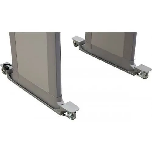 Garrett PD-6500i Walk Through Metal Detector Castor Wheel Set Gray