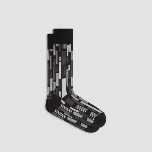 Geometric Mid-Calf Socks