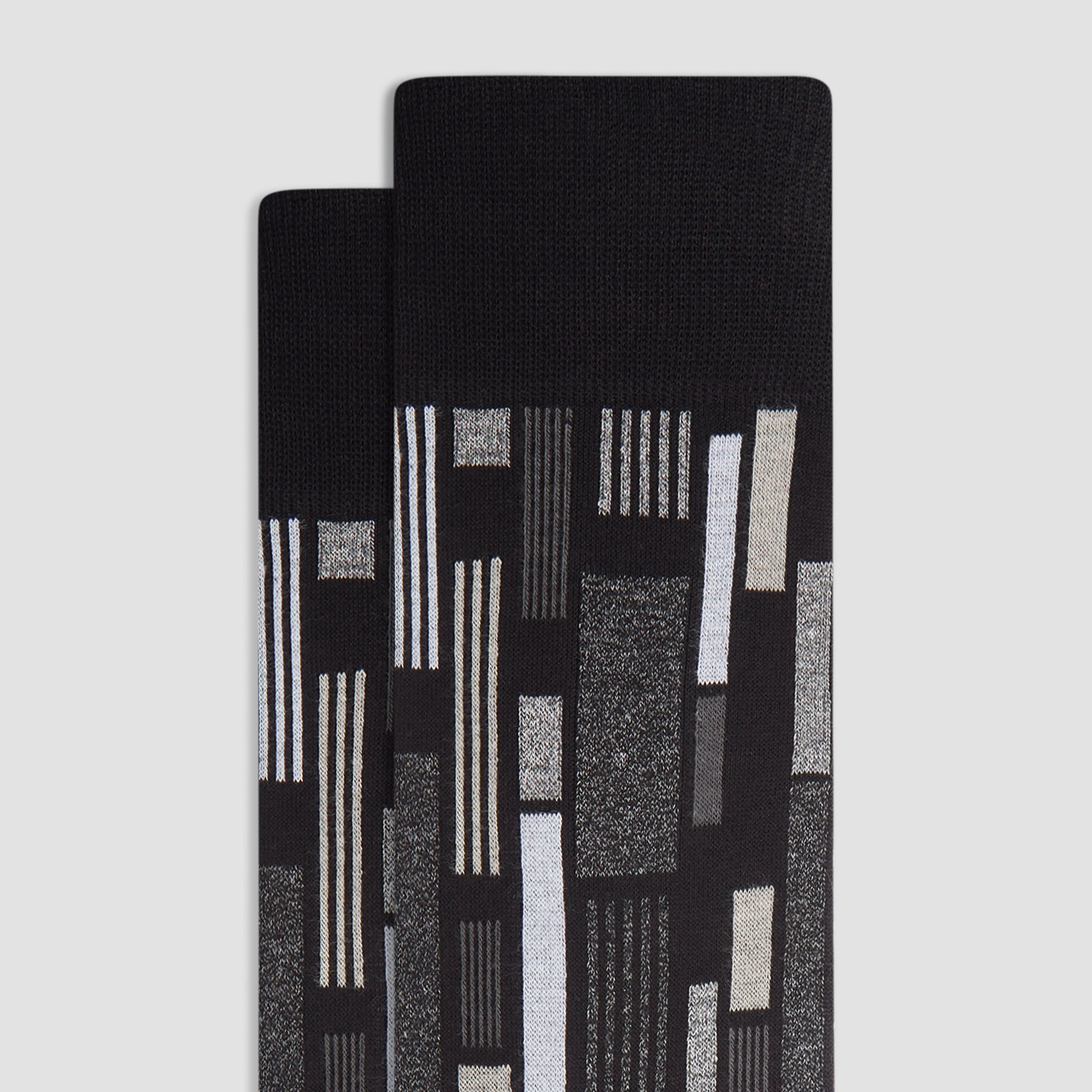 Geometric Mid-Calf Socks