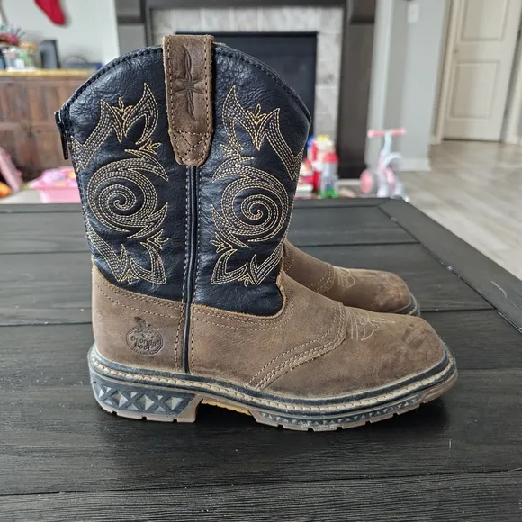 Georgia Boot Carbo-Tec LT Big Kids Brown Pull-On Boot
