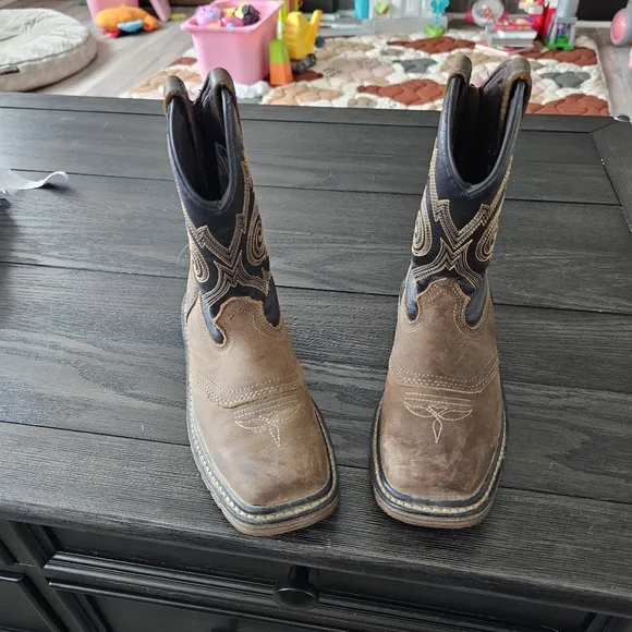 Georgia Boot Carbo-Tec LT Big Kids Brown Pull-On Boot