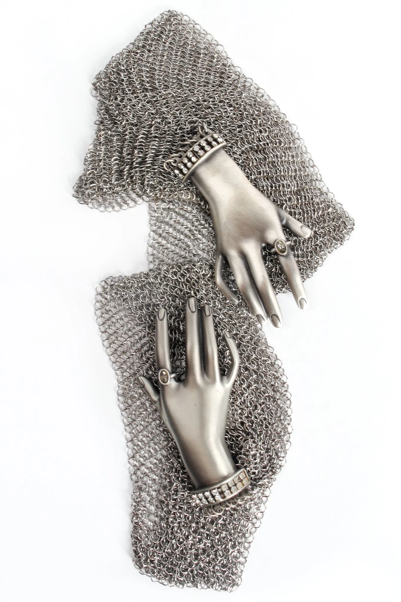 Hand Buckle Ring Mesh Belt