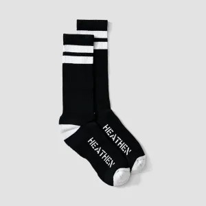 Heathen Tech Gnar II Socks Black/White