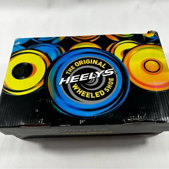 Heelys - Girl's Pro 20 X2 Black/Rainbow Skate Sneaker - Size 6 Big Kid