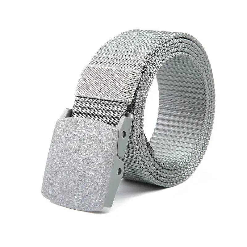 High Quality Men's Nylon Canvas Belt - Automatic Buckle Outdoor Belt