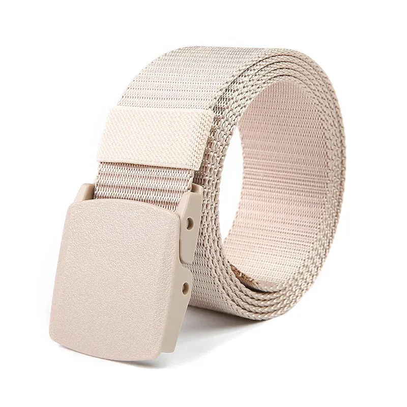 High Quality Men's Nylon Canvas Belt - Automatic Buckle Outdoor Belt