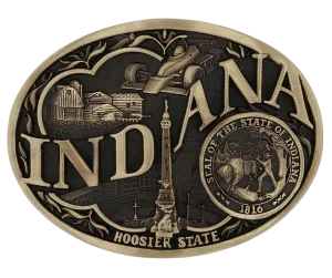 Indiana State Buckle
