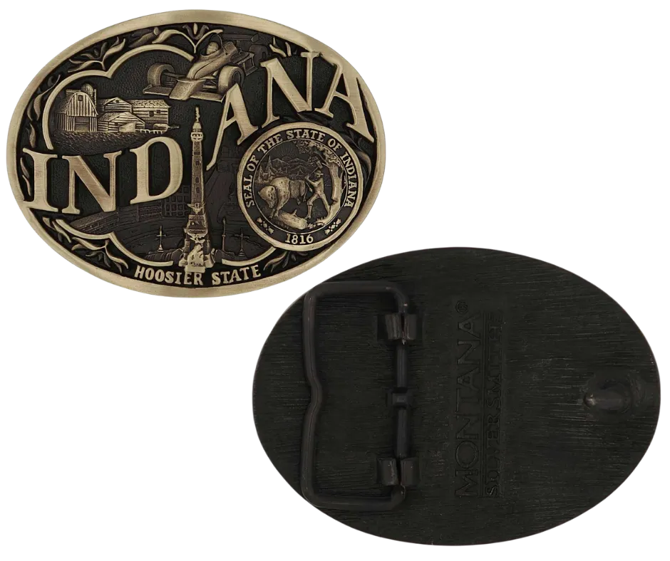 Indiana State Buckle