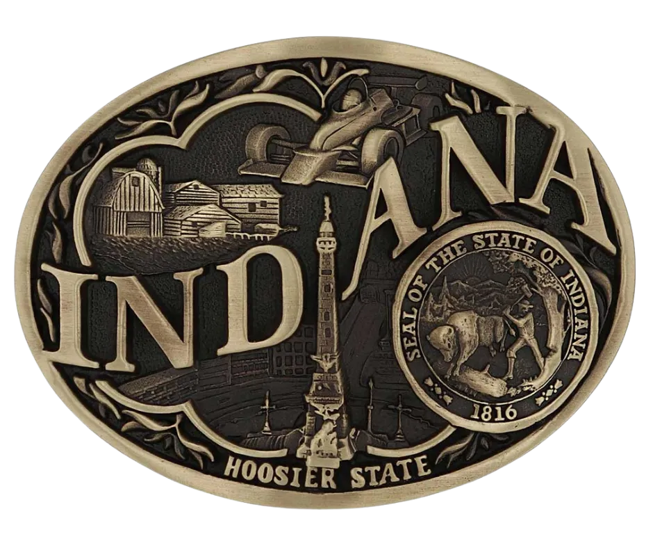 Indiana State Buckle