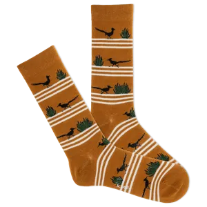 K.Bell Men's Road Runner Stripe Crew Sock