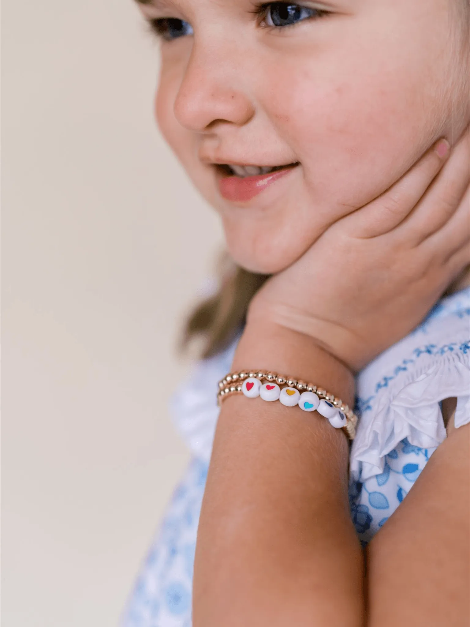 Kid Rainbow Hope Stretch Bracelet