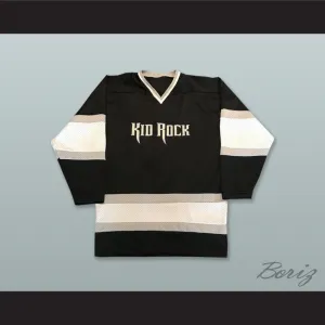 Kid Rock 02 Bad Ass Black Hockey Jersey