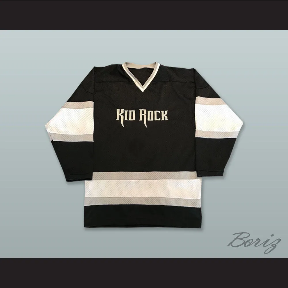 Kid Rock 02 Bad Ass Black Hockey Jersey