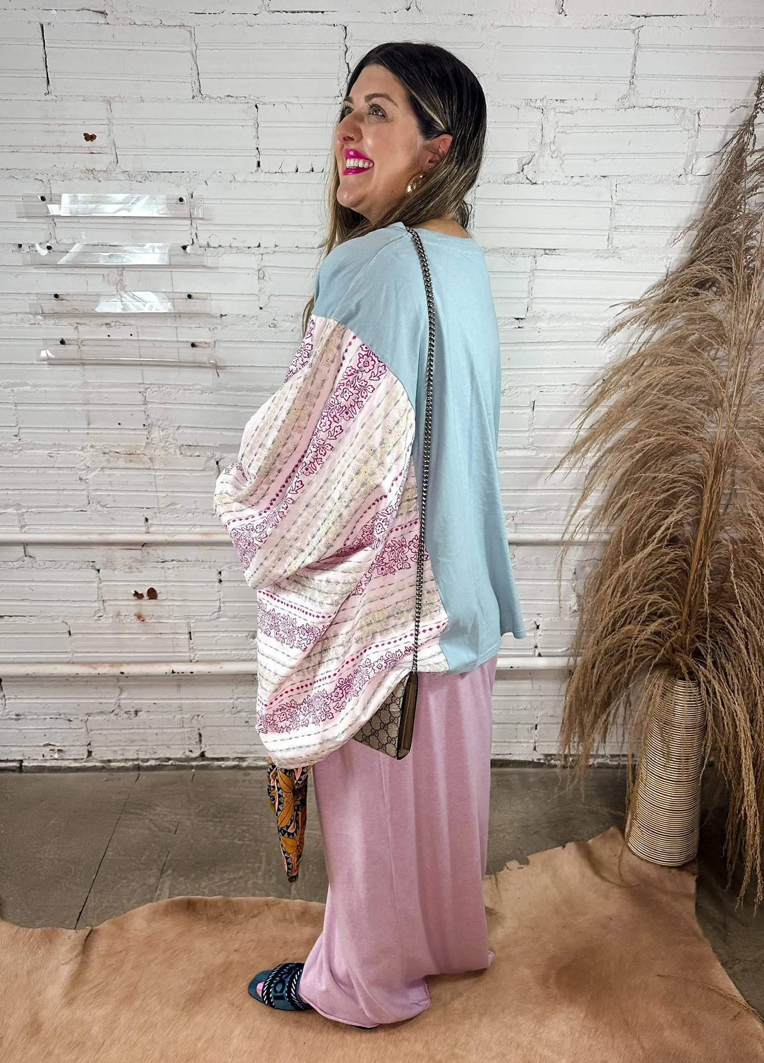 Kid Rock Sky Blue Pancho Top