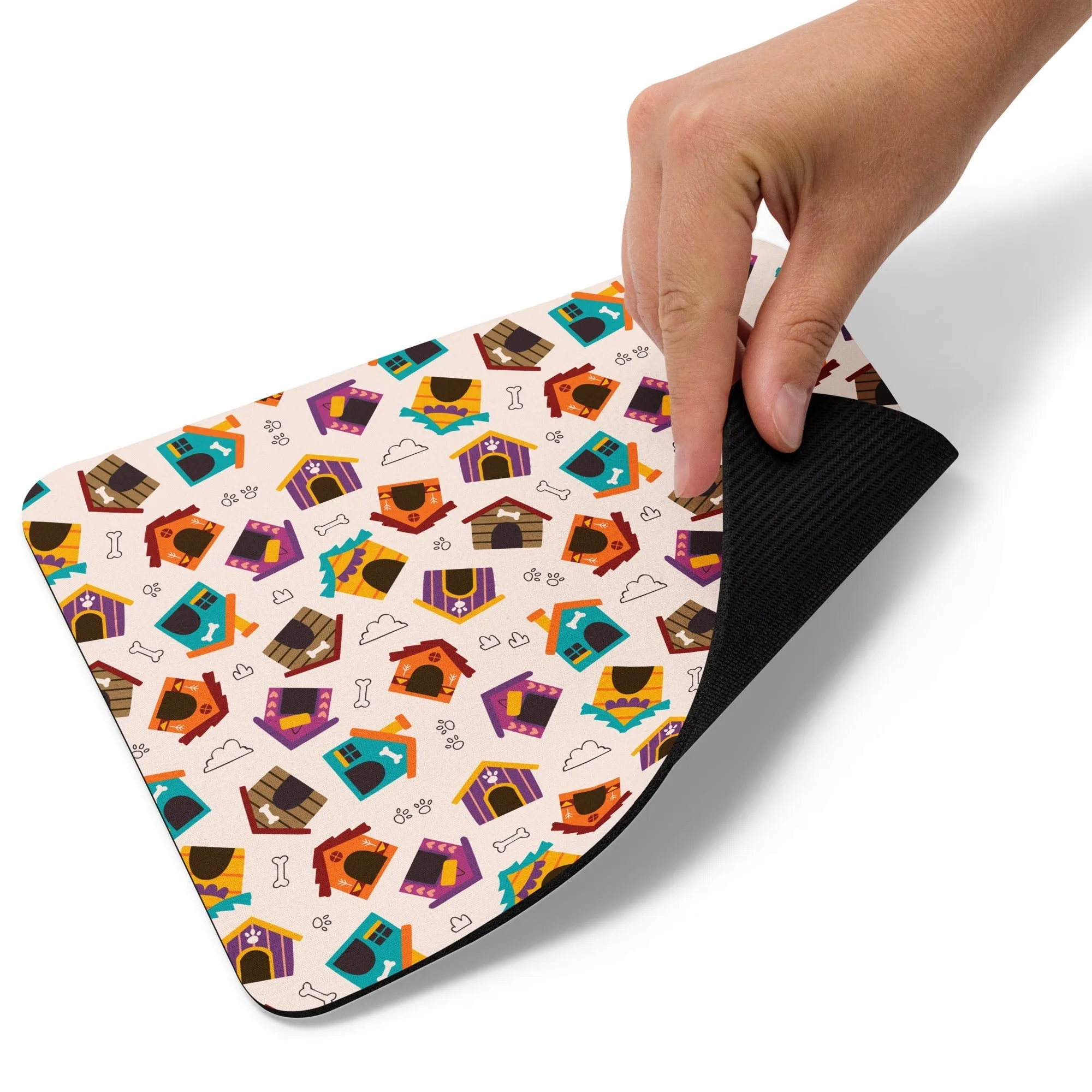 Kids Dog House Mouse Pad