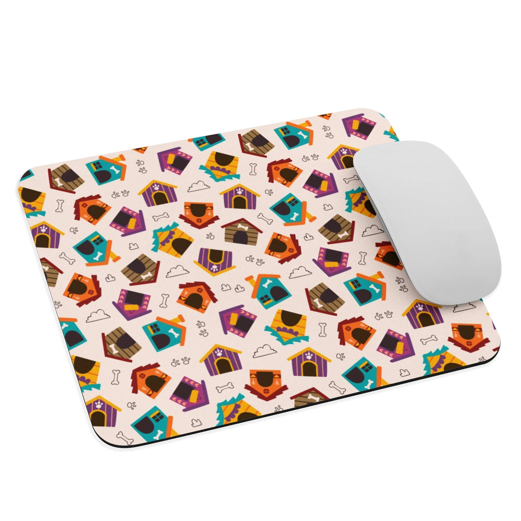 Kids Dog House Mouse Pad