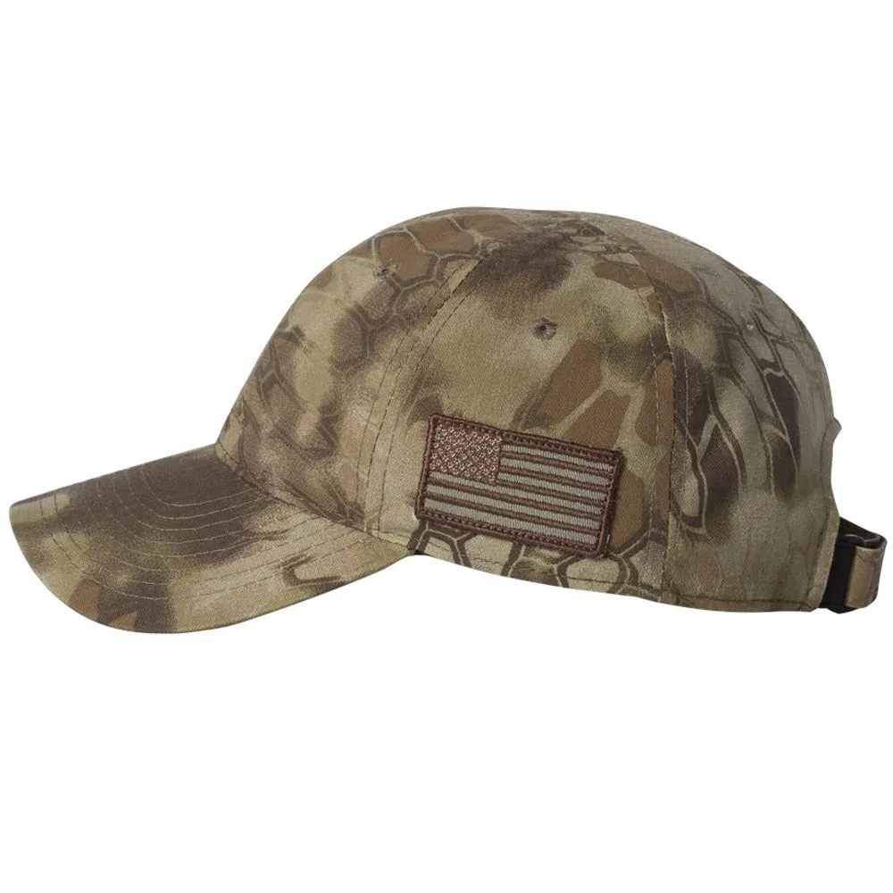 Kryptek Camo Highlander Brown Beige Adjustable Hat Cap