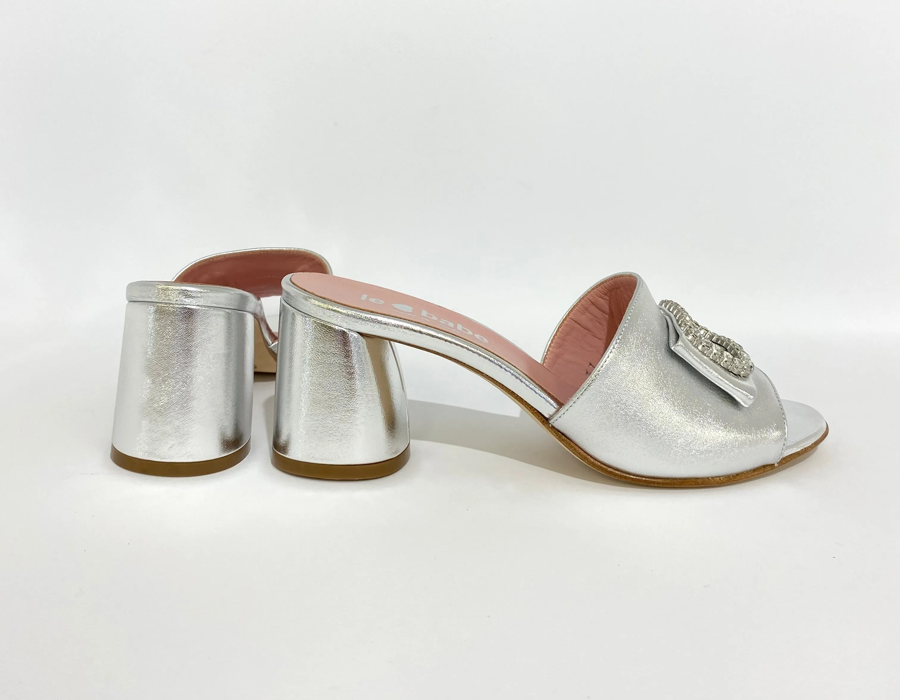 Le Babe - 4617S4 Silver Mule*