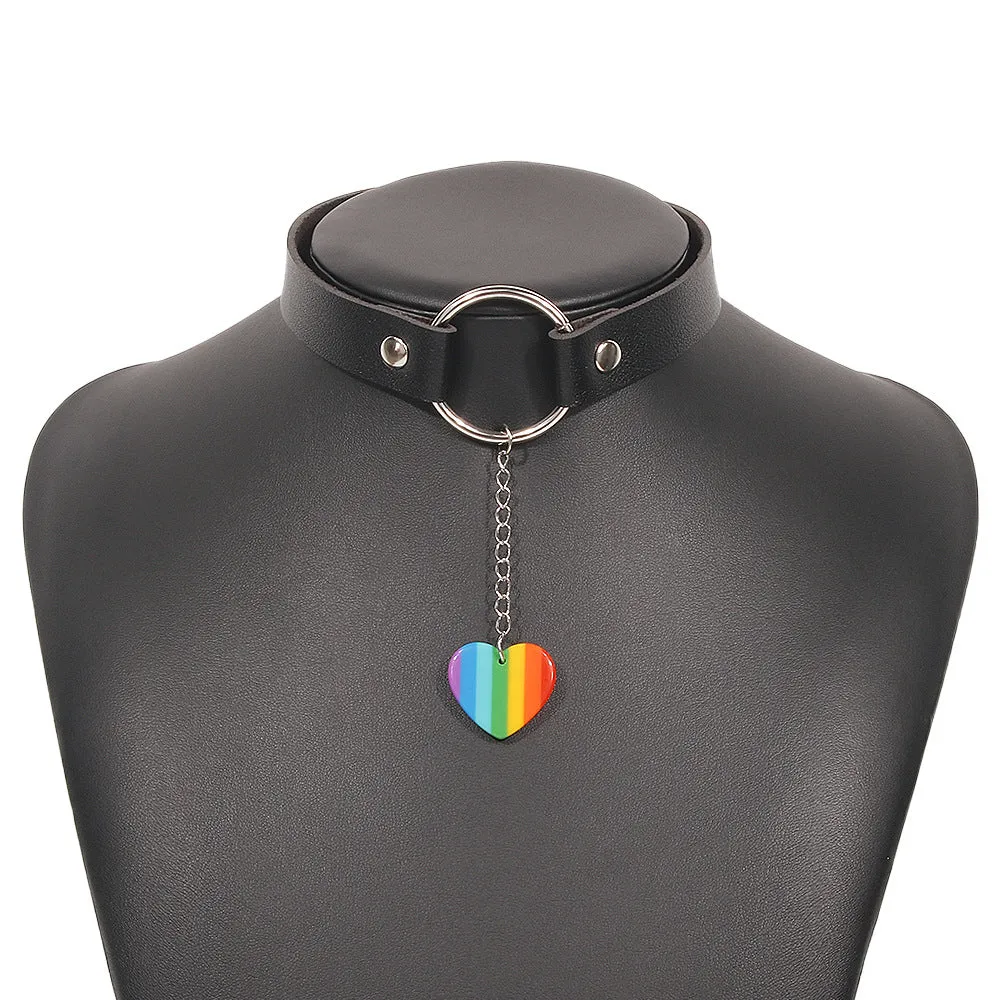 leather-metal-buckle-necklace-jltn0452