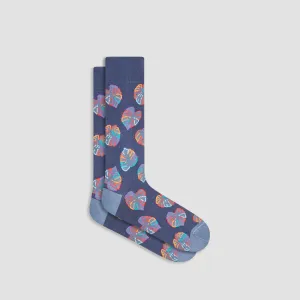 Leaves Mid-Calf Socks