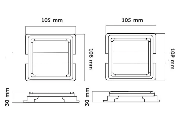 LED LAMP LOW PROFILE SET