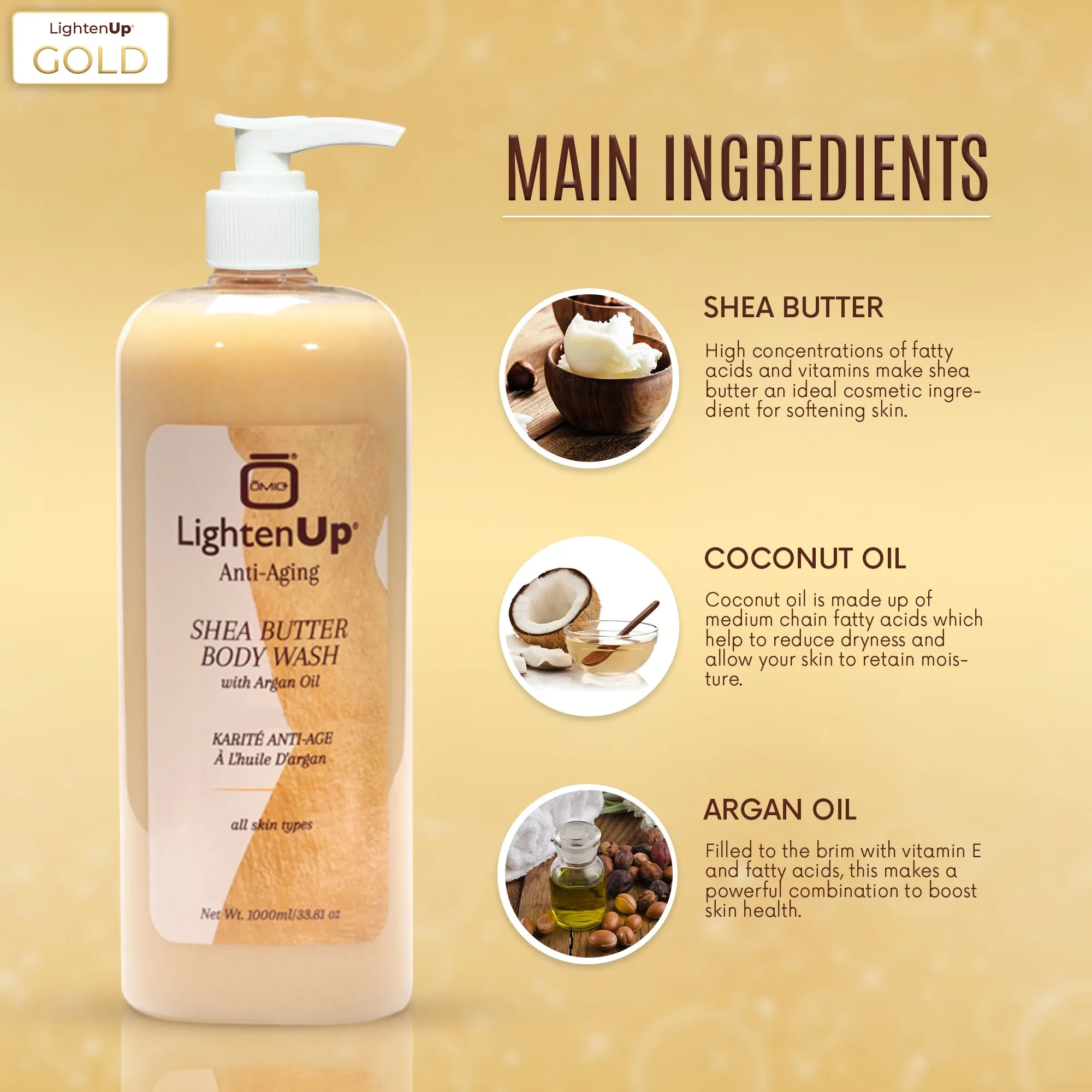 Lighten Up Anti-Aging Shower Gel - 1000ml