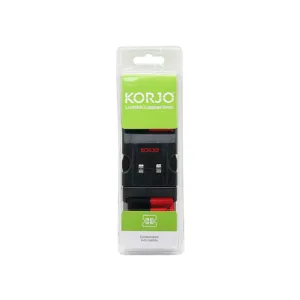Lockable Luggage Strap (Red & Black)