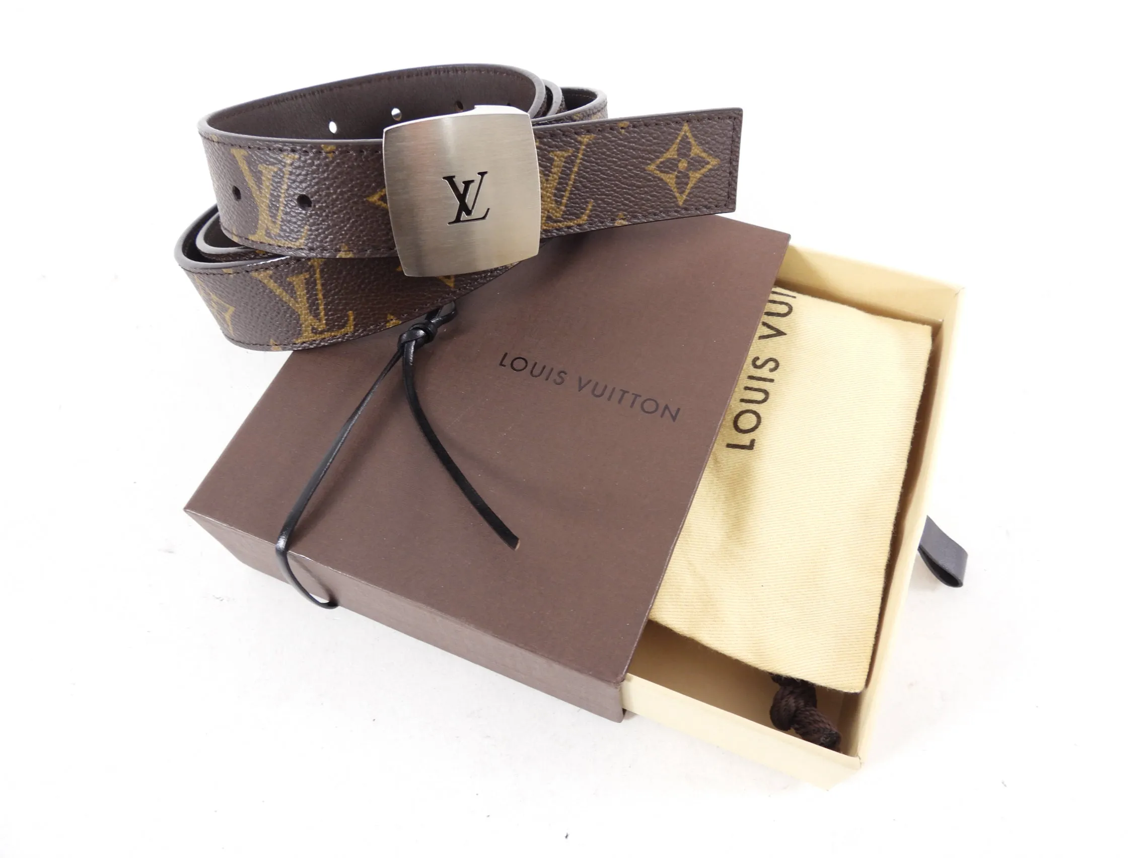 Louis Vuitton Monogram LV Buckle Belt - 110 / 44