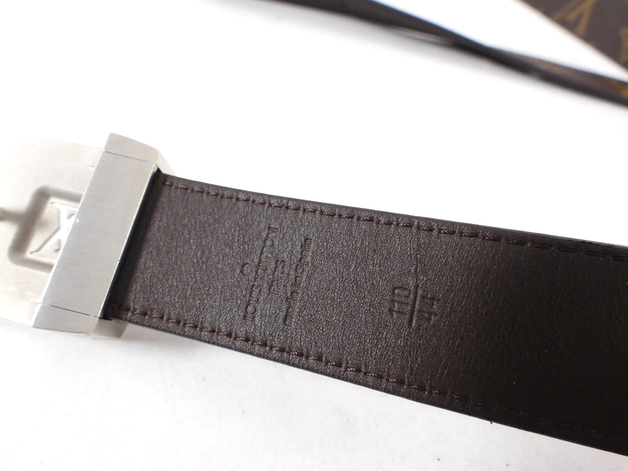 Louis Vuitton Monogram LV Buckle Belt - 110 / 44