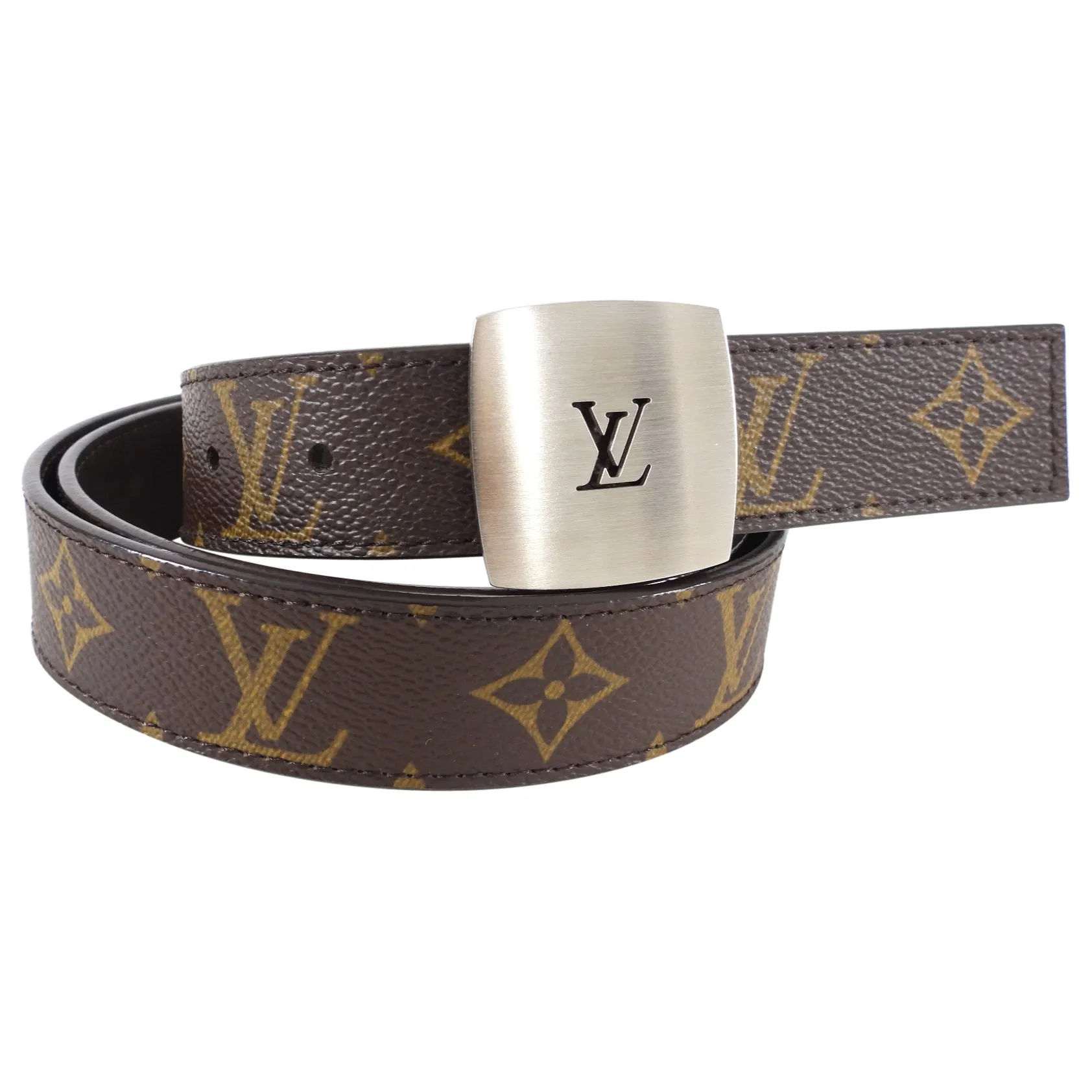Louis Vuitton Monogram LV Buckle Belt - 110 / 44