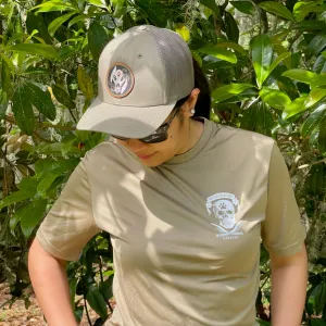 Low Profile Trucker Cap Wolf Skull Logo