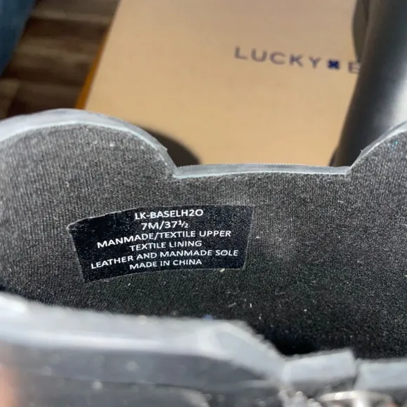Lucky Brand Woman’s Ankle Rain Bootie Size 7