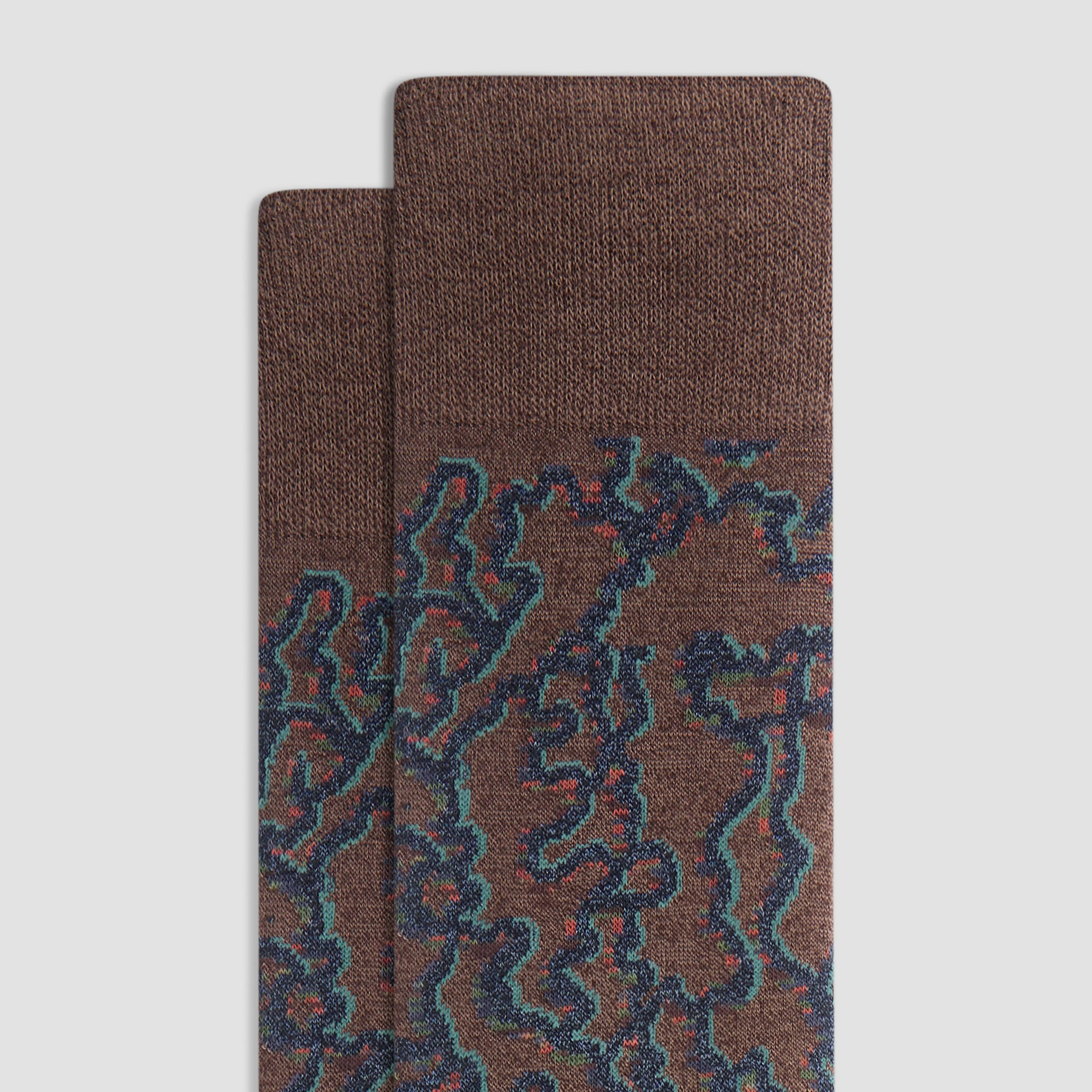Marbled Mid-Calf Socks