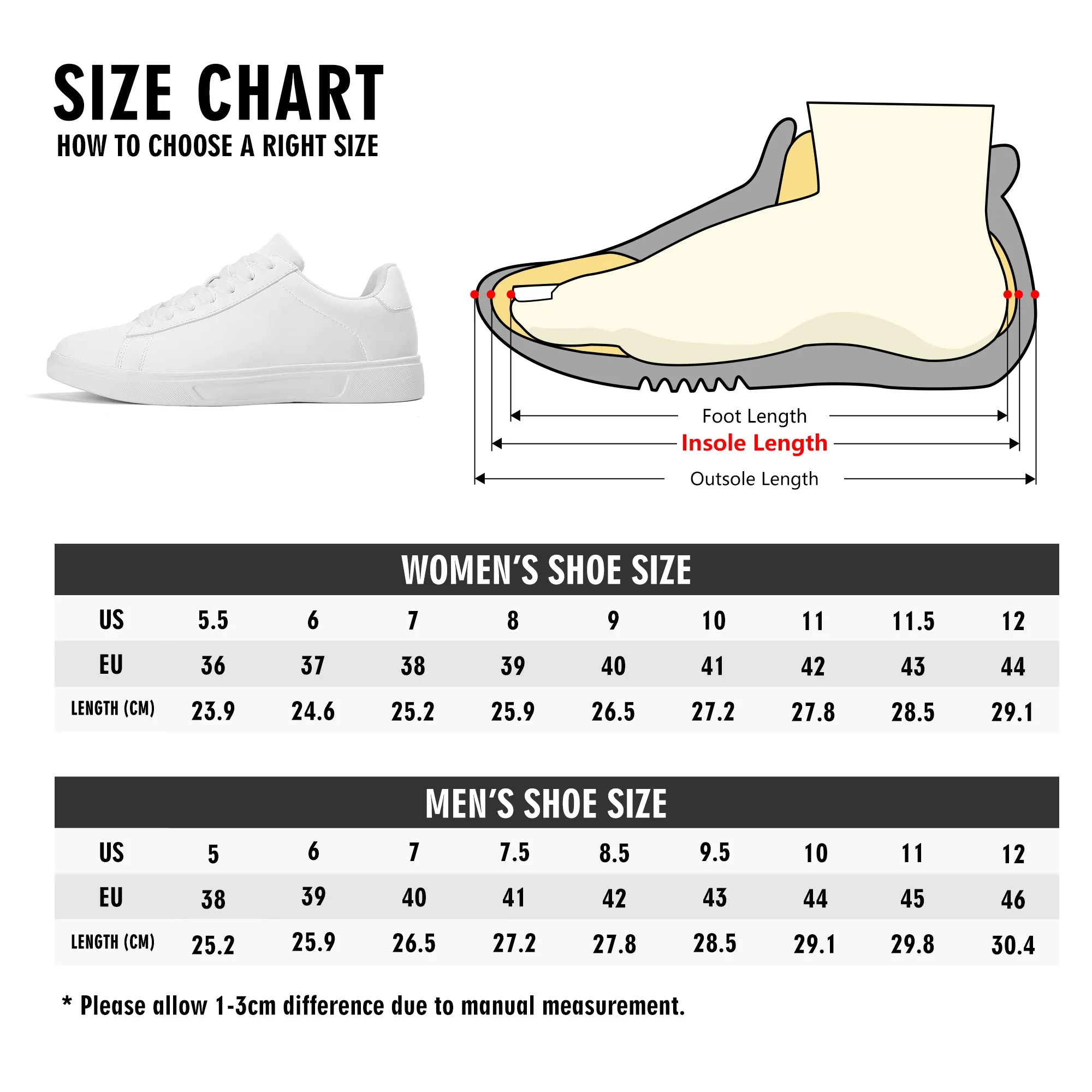Marshmallow Candy Unisex Low Top Leather Kicks