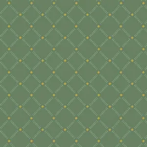 Meadow Walk Roadside Spring Green Fabric 1343-T