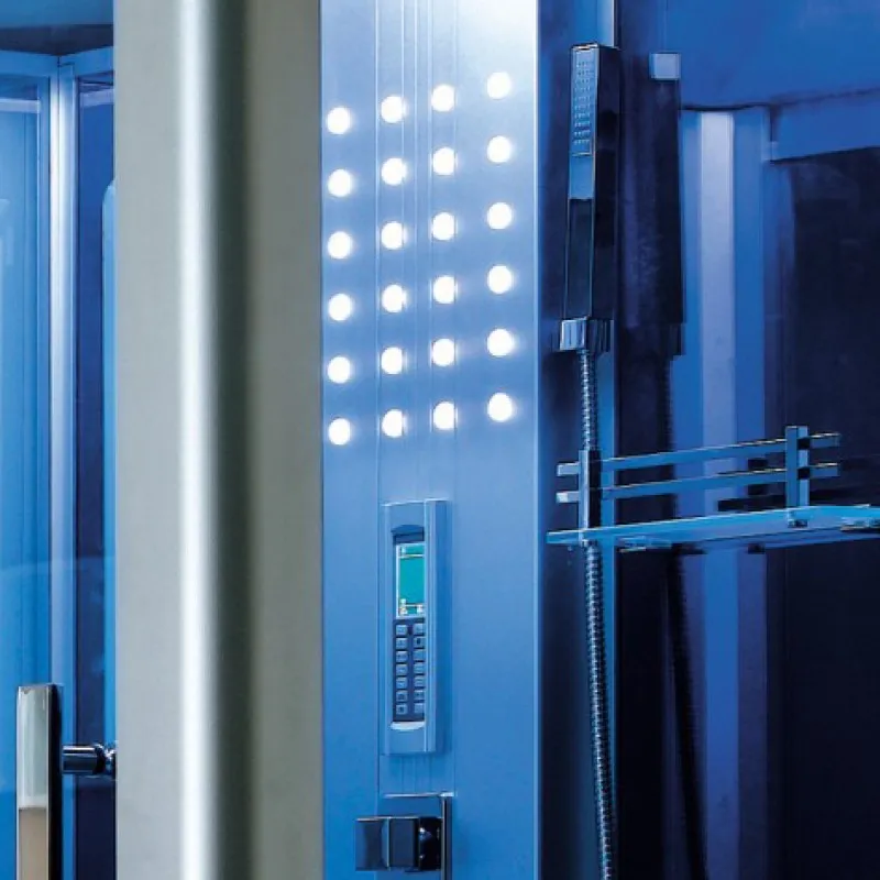 Mesa 802L Steam Shower Blue Glass