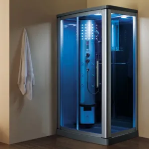 Mesa 802L Steam Shower Blue Glass