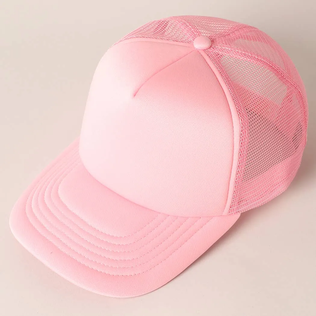 Mesh Back Trucker hat