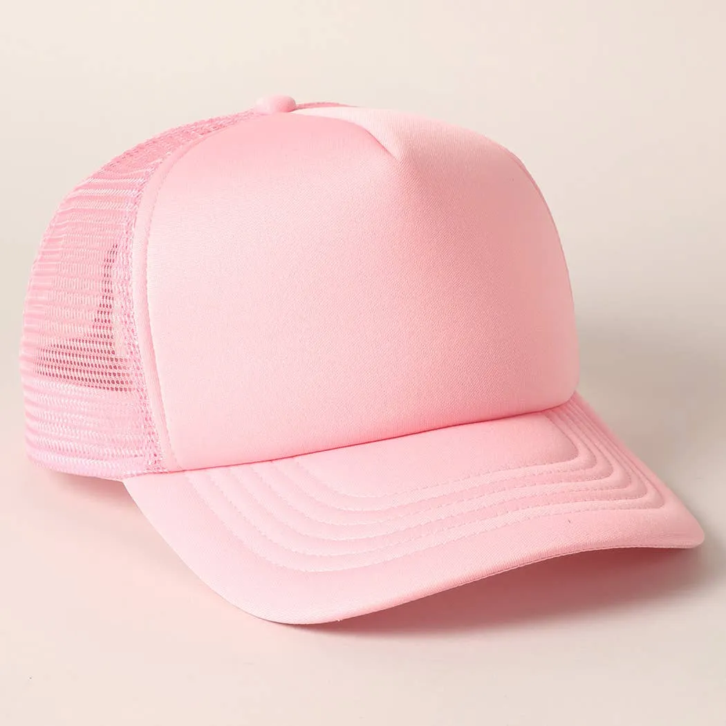 Mesh Back Trucker hat