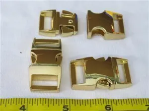 Metal Buckle - Gold 15mm