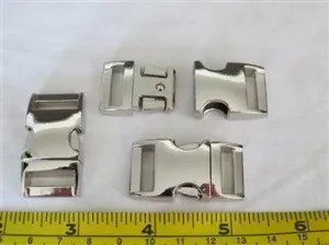 Metal Buckle - Silver 15mm