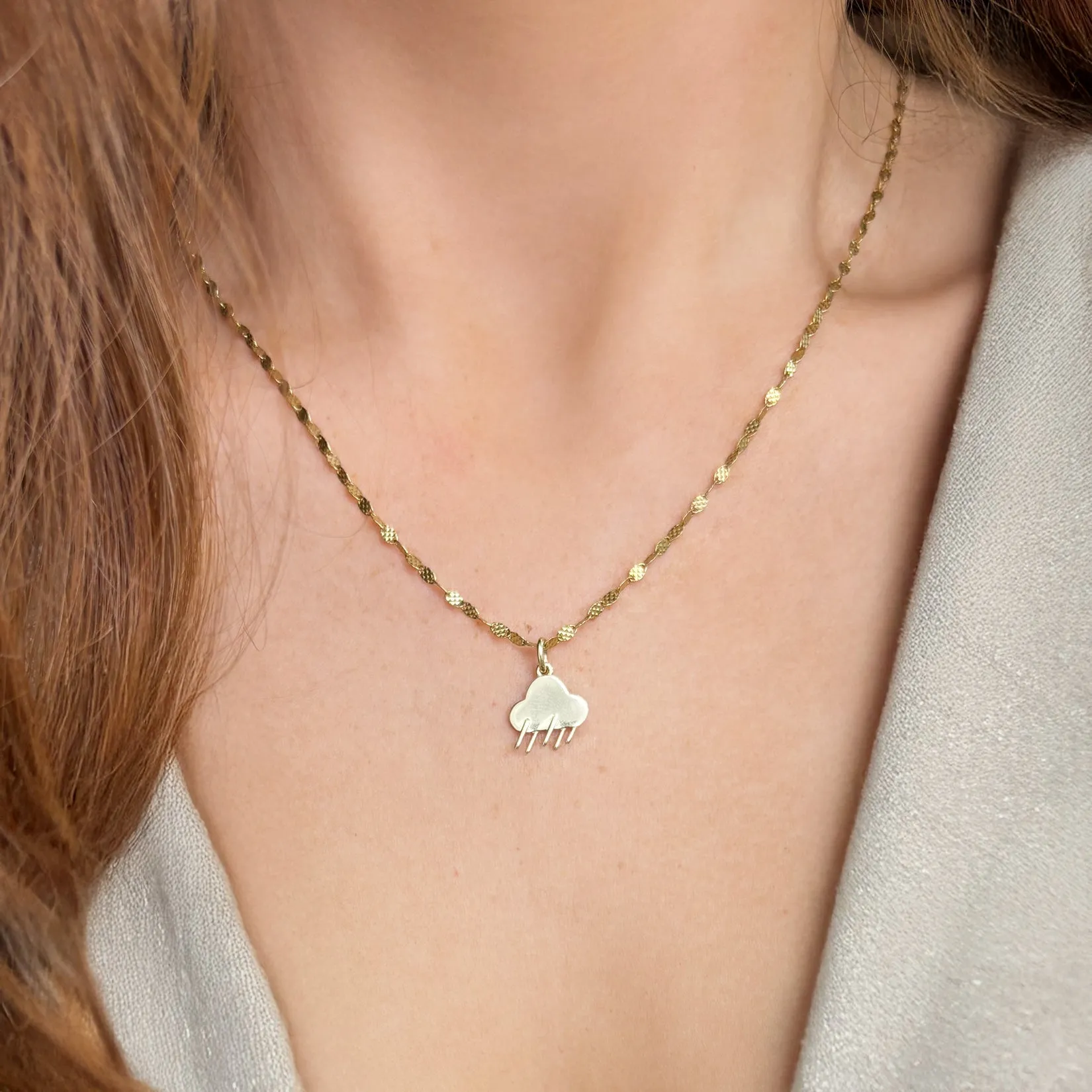 Mini Gold Rain Charm